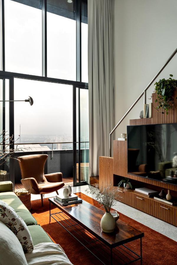Loft Paulistano Com Vista Da Vila Madalena Сан-Пауло Экстерьер фото