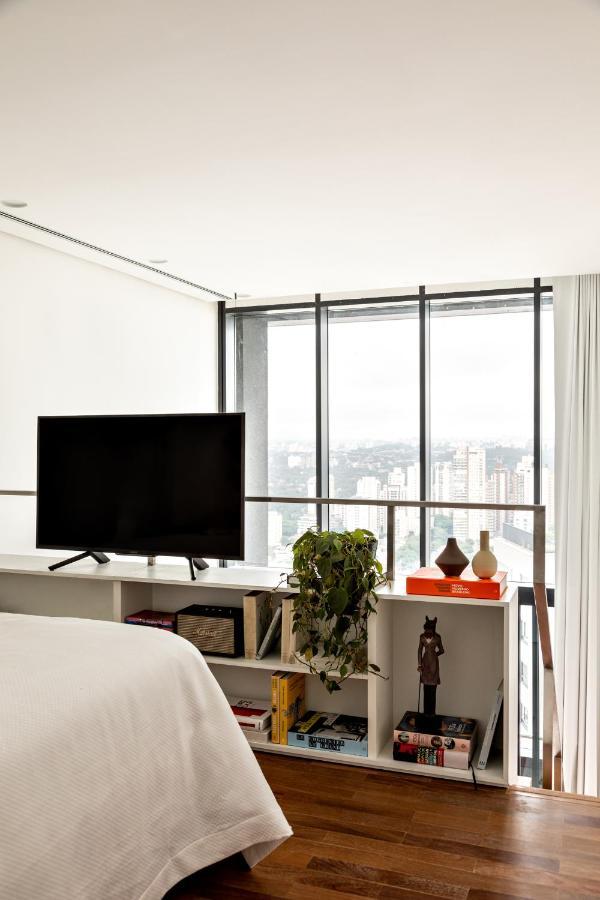 Loft Paulistano Com Vista Da Vila Madalena Сан-Пауло Экстерьер фото